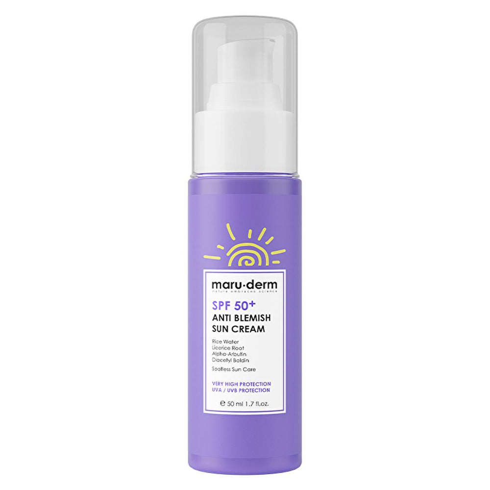 Maruderm SPF 50+ Anti-Tan Sunscreen Cream for Flawless Skin | 50 ml - Face Cream