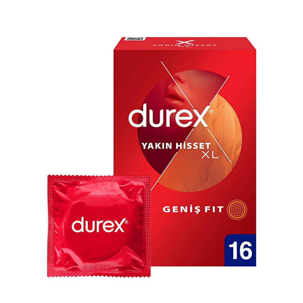 Durex Lubricated Condoms - Safe & Comfortable Contraception for Adults, 16 Count - view 2