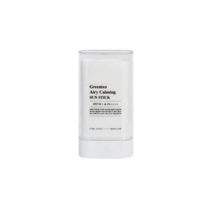Barulab Green Tea Airy Calming Sun Stick SPF50 PA++++ - Non-Greasy, Portable Sunscreen for Outdoor Activities - Sunscreen