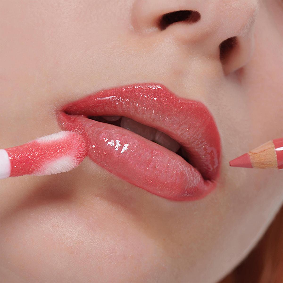 Pastel Perfect: Plumping Lip Gloss &amp; Contour Liner Duo - Achieve Fuller, Defined Lips with Ultra-Glossy Finish Pastel Lip Plumper &amp; Liner: Get Fuller, Defined Lips Instantly lip gloss, lip liner, lip plumper, lip contour, makeup set, fuller lips, defined lips, pastel lip gloss, plumping lip gloss, lip liner and gloss set, makeup enthusiasts, lip enhancement, easy application, ultra-glossy finish, vivid color, lip definition, lip volume, beauty, cosmetics, lip makeup, gifts for her, defined lip contours, lip