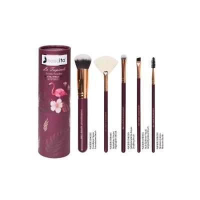 Nascita Makeup Brush Set - Professional 5-Piece Synthetic Brushes for Flawless Makeup Application - Makeup Brush