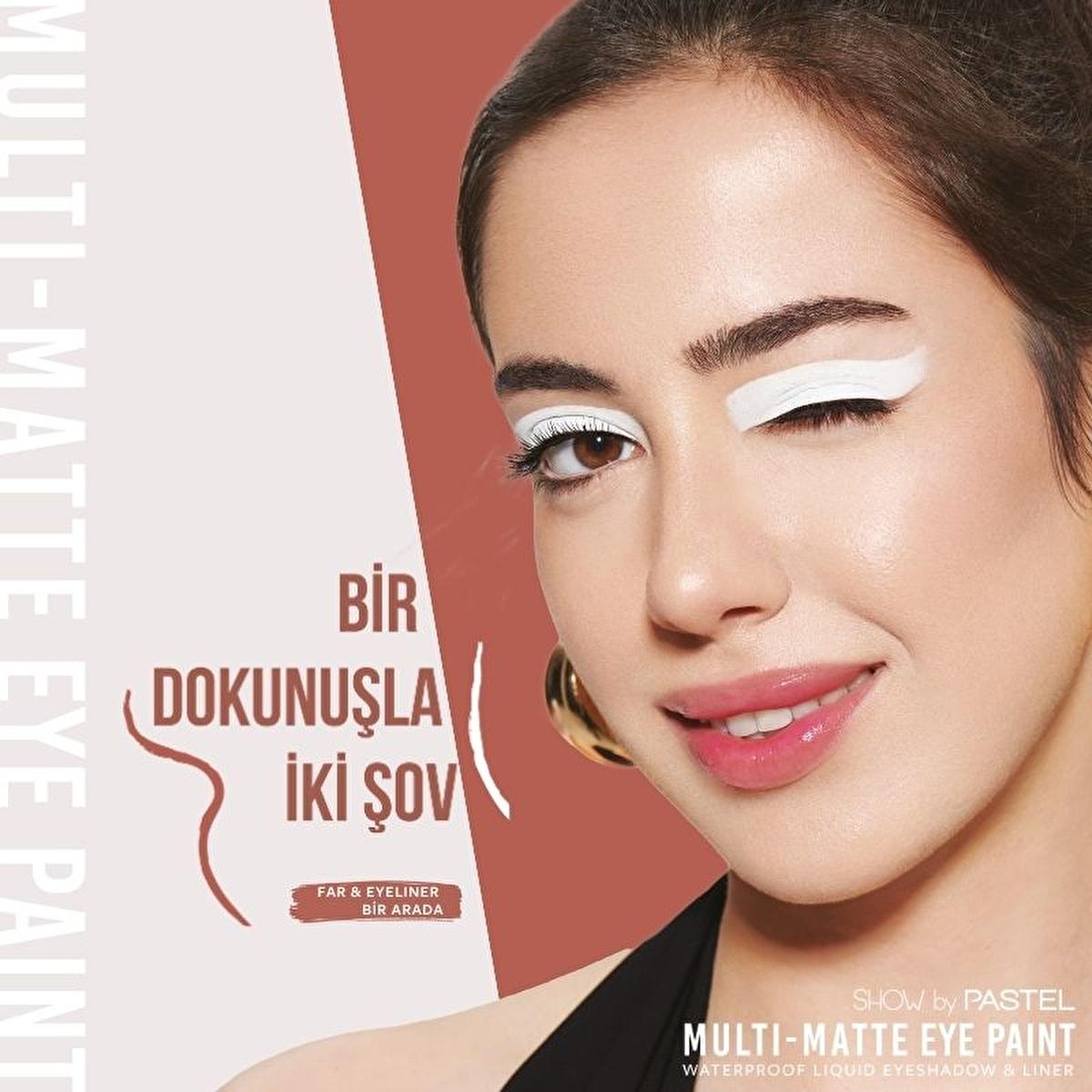 Show by Pastel Multi-Matte Eye Paint Waterproof Eyeshadow & Liner - Long Lasting, Anti-Aging Makeup Waterproof Eyeshadow & Liner - Long Lasting Makeup waterproof eyeshadow, eyeliner, multi-matte eye paint, long-lasting makeup, anti-aging cosmetics, cosmetics, makeup, eye makeup, waterproof makeup, smudge-proof, durable makeup, beauty products, skincare