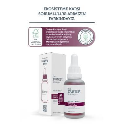 The Purest Solutions Exfoliating Facial Peeling - AHA BHA Exfoliant with Tasmanian Pepper & Hyaluronic Acid - 1.01 fl oz Exfoliating Facial Peeling - AHA BHA with Tasmanian Pepper Exfoliating Facial Peeling, AHA BHA Exfoliant, Tasmanian Pepper Soothing Extract, Hyaluronic Acid Hydration, Skin Rejuvenation Treatment, skincare, facial peeling, exfoliant, uneven skin tone, acne scars, clogged pores, sensitive skin, gentle exfoliation, skin hydration