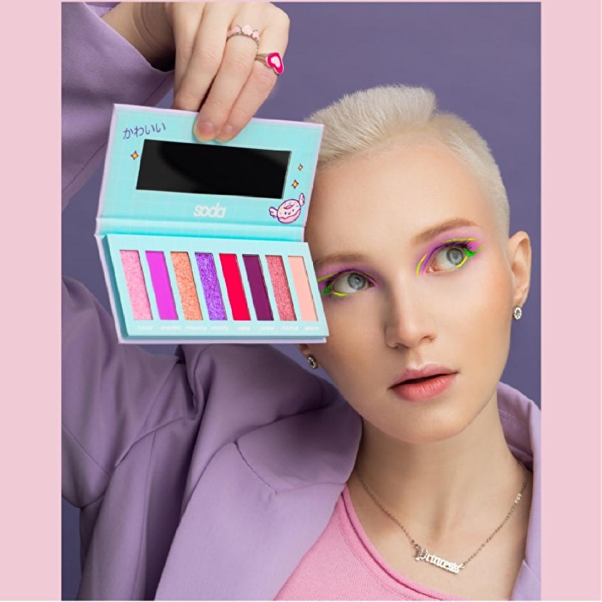 SODA Makeup Eyeshadow Palette - Stylish, Long-Lasting, Variety of Colors SODA Eyeshadow Palette - Variety & Longevity Makeup Eyeshadow Palette, Eyeshadow, Cosmetics, Beauty Products, SODA Brand, Makeup Essentials, Long-Lasting Makeup, Variety of Colors, Matte and Shimmer Finishes, Easy to Apply Makeup, High Pigmentation, Cosmetic Palette, Beauty Routine, Makeup for Beginners, Makeup for Professionals