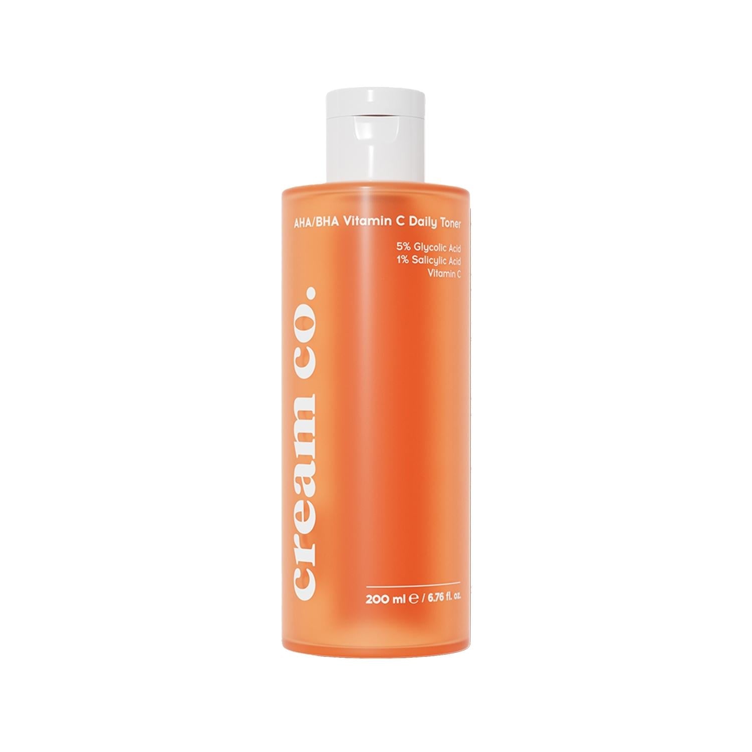 Cream Co. AHA/BHA Vitamin C Daily Toner - 200ml, Vegan, Cruelty-Free, Dermatologically Tested - image 5