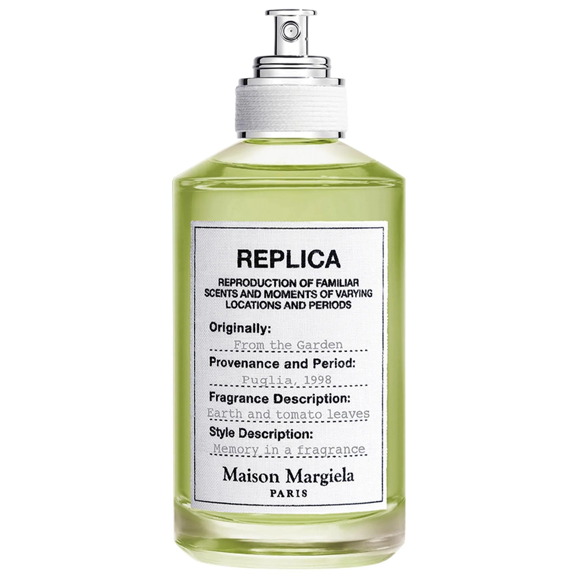Maison Margiela REPLICA' From the Garden Eau de Toilette - Earthy & Woody Perfume with Tomato Leaf & Patchouli Maison Margiela REPLICA' From the Garden Eau de Toilette - Earthy & Woody Eau de Toilette, Earthy Fragrance, Woody Perfume, Tomato Leaf Scent, Green Mandarin Essence, Maison Margiela, REPLICA' From the Garden, Perfume for Women, Natural Fragrance, Earthy Perfume, Nostalgic Scents, Garden Inspired Fragrance, Fresh Produce Scent
