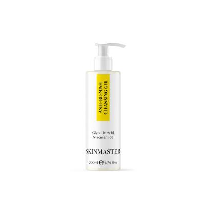 skinmaster anti-blemish cleansing gel 200 ml, anti-blemish gel for smooth skin Skinmaster Anti-Blemish Cleansing Gel - 200 ml Skinmaster Anti-Blemish Cleansing Gel | 200 ml skinmaster, cleansing-gel, anti-blemish, skin-care, acne-treatment, niacinamide, teen-skin-care, adult-skin-care, glcolic-acid, ai-generated