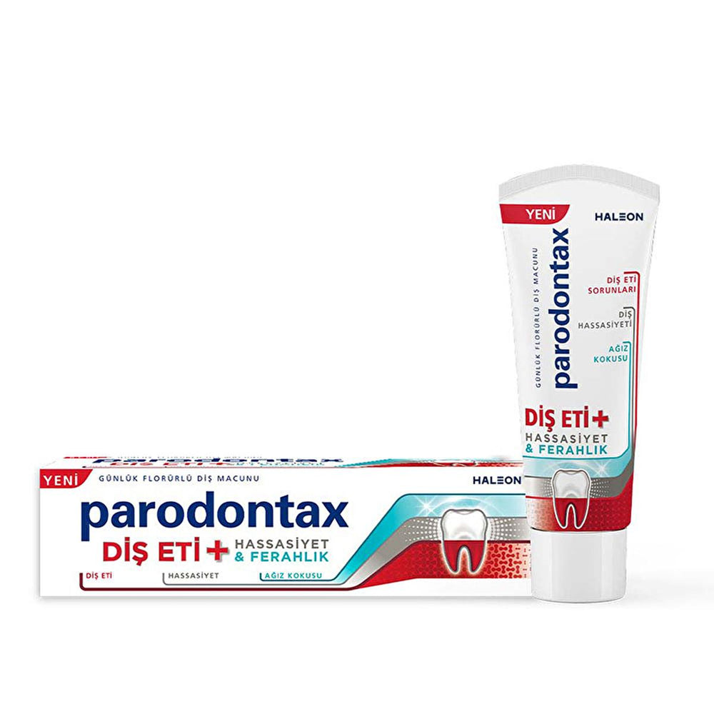 Parodontax Sensitive Teeth and Gum Health Toothpaste with Fluoride - Natural Mint Flavor, 2.54 fl oz - Toothpaste