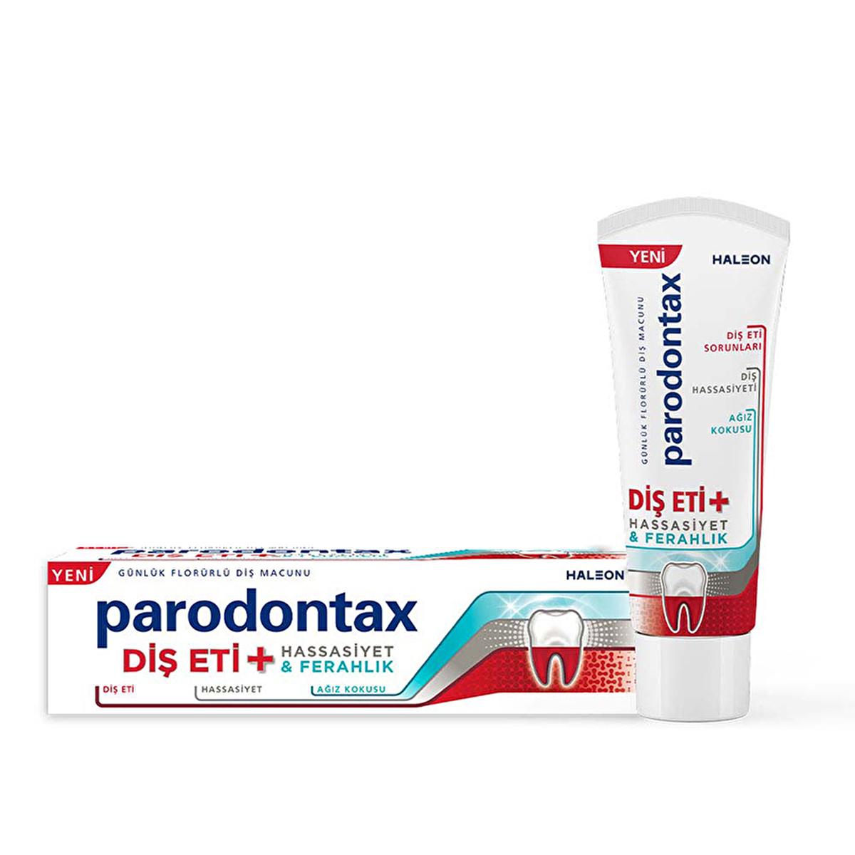 Parodontax Sensitive Teeth and Gum Health Toothpaste with Fluoride - Natural Mint Flavor, 2.54 fl oz Parodontax Sensitive Teeth Toothpaste - Natural Mint, 2.54 fl oz sensitive teeth toothpaste, gum health toothpaste, natural toothpaste, fluoride toothpaste, plaque control toothpaste, oral care, gum sensitivity, natural ingredients, low-sodium toothpaste, breath freshener, tooth decay prevention