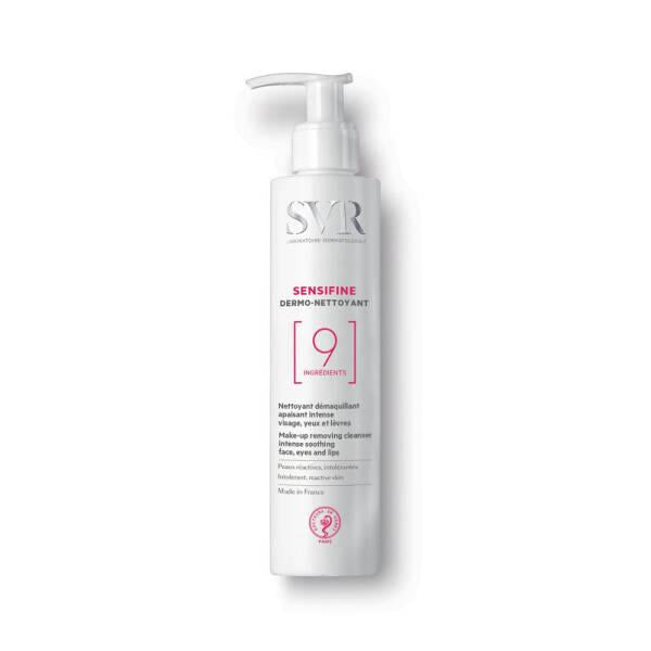 SVR Sensifine Dermo Nettoyant - Gentle Facial Cleanser & Makeup Remover for Sensitive Skin - Makeup Remover