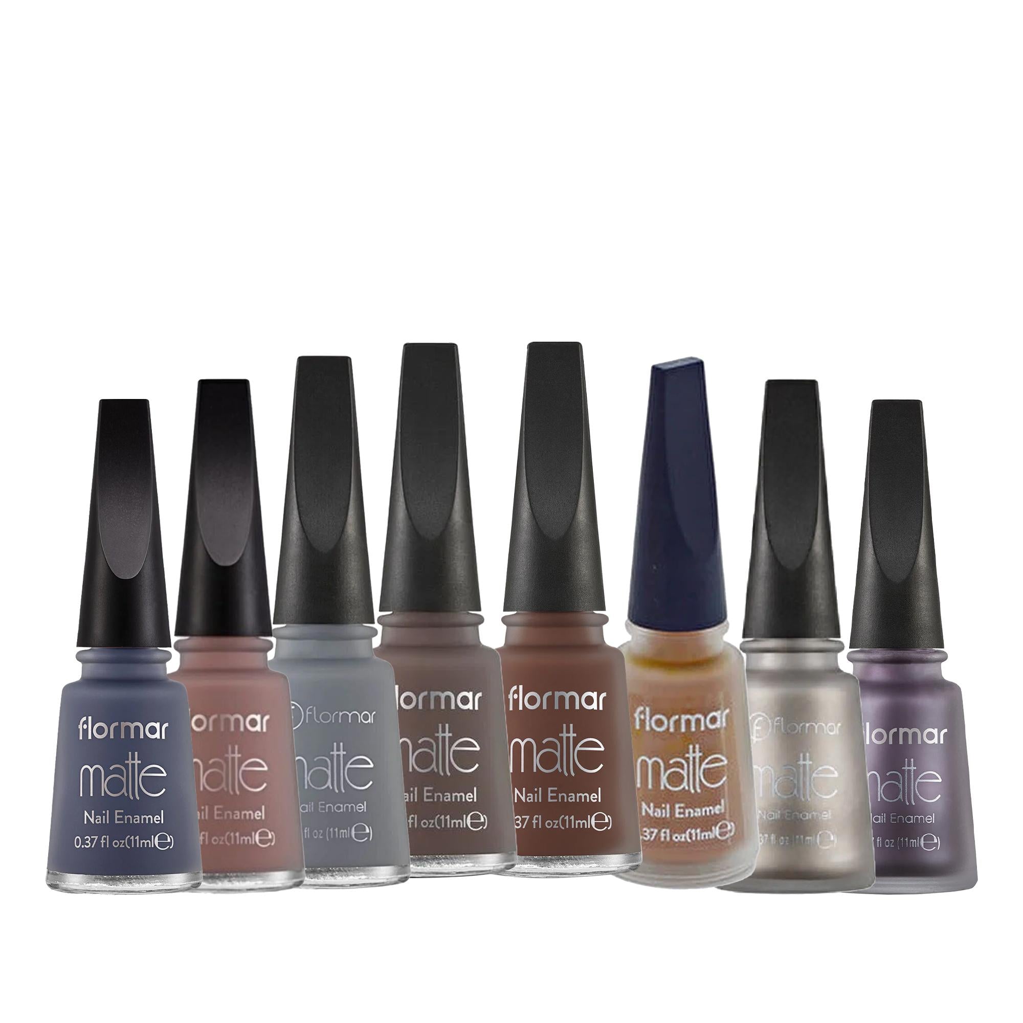 Flormar Matte Yüksek Pigmentli Mat Bitişli Oje 11 ml - High Pigment Matte Nail Polish Flormar Matte Nail Polish - High Pigment 11ml Matte Nail Polish, Flormar Nail Polish, High Pigment Nail Polish, Matte Finish Nail Color, Cosmetic Nail Care, Nail Beauty Products, Matte Finish Cosmetics, Beauty Essentials, Nail Care Products, Cosmetic Products