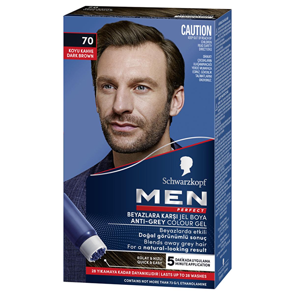 Men Perfect Koyu Kahve Saç Boyası - 70 Dark Brown Men's Hair Dye for Grey Hair Coverage Men Perfect Dark Brown Hair Dye for Men men's hair dye, grey hair coverage, natural looking hair color, quick hair dye, dark brown hair dye, men's grooming, hair coloring for men, at-home hair dye, cosmetic hair products