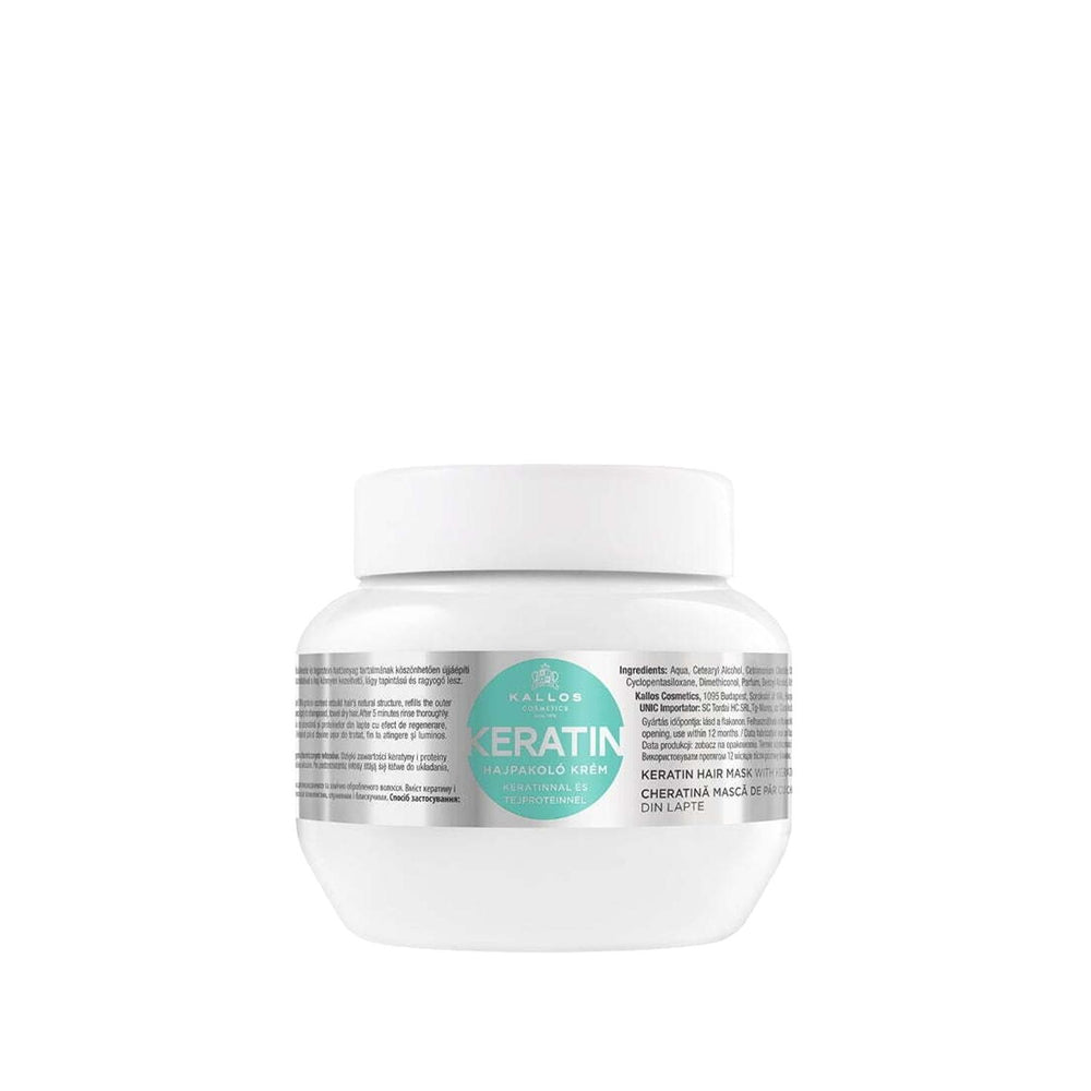 Kallos Cosmetics Keratin Hair Mask for Damaged & Chemically Treated Hair - 9.30 fl oz Nourishing Treatment Kallos Keratin Hair Mask for Damaged Hair - 9.30 fl oz hair mask, keratin hair mask, milk protein hair mask, damaged hair repair, chemically treated hair care, hair nourishment, hair repair, keratin, milk protein, hair treatment, Kallos Cosmetics, hair care, hair repair products
