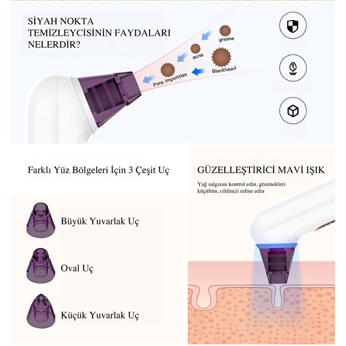 X-Level Facial Cleansing and Massaging Device - Waterproof, Rechargeable, and Adjustable Intensity for Advanced Skincare - X-Shinyachne Mavi Işıklı Siyah Nokta Temizleyici XPC3001 X-Level Facial Cleansing Device - Waterproof & Rechargeable facial cleansing device, massaging facial cleaner, rechargeable facial care, waterproof beauty device, adjustable intensity facial massager, skincare routine, advanced facial cleansing, X-Level, X-Shinyachne Mavi Işıklı Siyah Nokta Temizleyici XPC3001, beauty tech, person