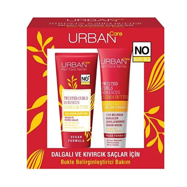 Urban Care Hibiscus Curly & Wavy Hair Care Set: Define Curls, Reduce Frizz with Shea Butter & Keratin - 250ml Shampoo + 175ml Cream Urban Care Hibiscus Shampoo Set: Define Curls & Fight Frizz curly hair shampoo, wavy hair care, frizz control shampoo, hibiscus shampoo, shea butter hair cream, natural hair care, curl defining shampoo, hair repair set, kıvırcık saç bakım seti, bukle belirginleştirici, curly hair, wavy hair, frizz control, hibiscus extract, shea butter, plant-based keratin, hair care, shampoo, 