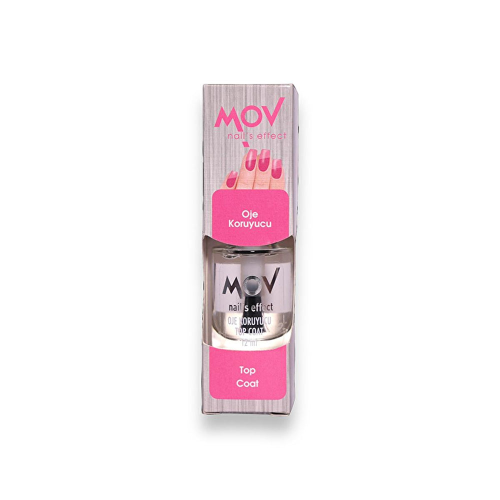 Mov Oje Koruyucu Nail Polish Top Coat - 12ml, Long-Lasting Nail Care - Nail Polish