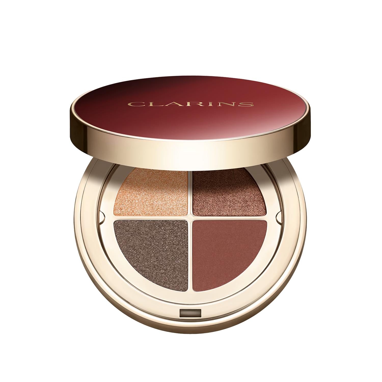 Clarins Ombre 4-Colour Eyeshadow Palette: Maple Gradation for Natural & Warm Eye Makeup Looks - Blendable, Versatile Colors Clarins Eyeshadow Palette: Maple Gradation - Warm, Natural Eye Makeup Eyeshadow palette, Makeup palette, Clarins eyeshadow, Maple eyeshadow, Warm eyeshadow palette, Natural eyeshadow, Eye makeup, Four color eyeshadow palette, makeup enthusiasts, quality beauty products, blendable formula, travel-friendly, warm tones, natural tones, eye makeup looks, make up, cosmetics, beauty, eye colo