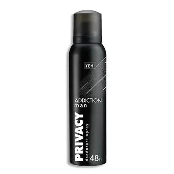 Privacy Deodorant Addiction Man - Long Lasting Men's Deodorant with Aromatic Wood Scent, 150 ml Privacy Deodorant Addiction Man - Long Lasting Freshness men's deodorant, privacy deodorant, aromatic wood scent deodorant, 150 ml deodorant, long-lasting deodorant for men, personal hygiene, masculine fragrance, confidence booster, freshness, deodorant for daily use, workout deodorant, special occasion deodorant