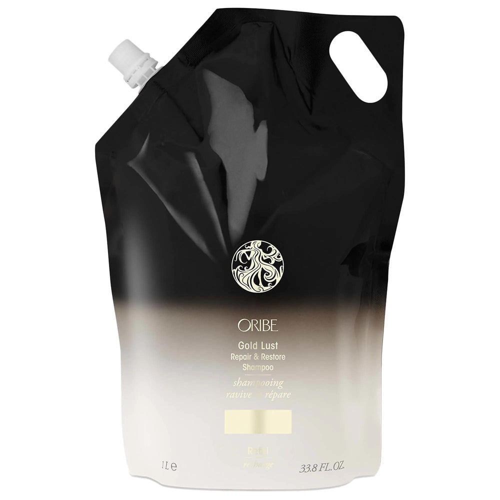 Oribe Gold Lust Repair & Restore Shampoo - Vegan, Sulfate-Free Hair Care for Damaged, Dry Hair Oribe Gold Lust Shampoo - Repair & Restore Dry, Damaged Hair repairing shampoo, moisturizing hair care, vegan hair products, gluten-free shampoo, cruelty-free hair care, Oribe Gold Lust Shampoo, damaged hair repair, dry hair moisturizing, sulfate-free shampoo, hair care, hair repair, natural hair products, safe hair care, healthy hair, youthful hair, Biotin, Plant Collagen, Caffeine, Niacinamide, Mediterranean Cyp