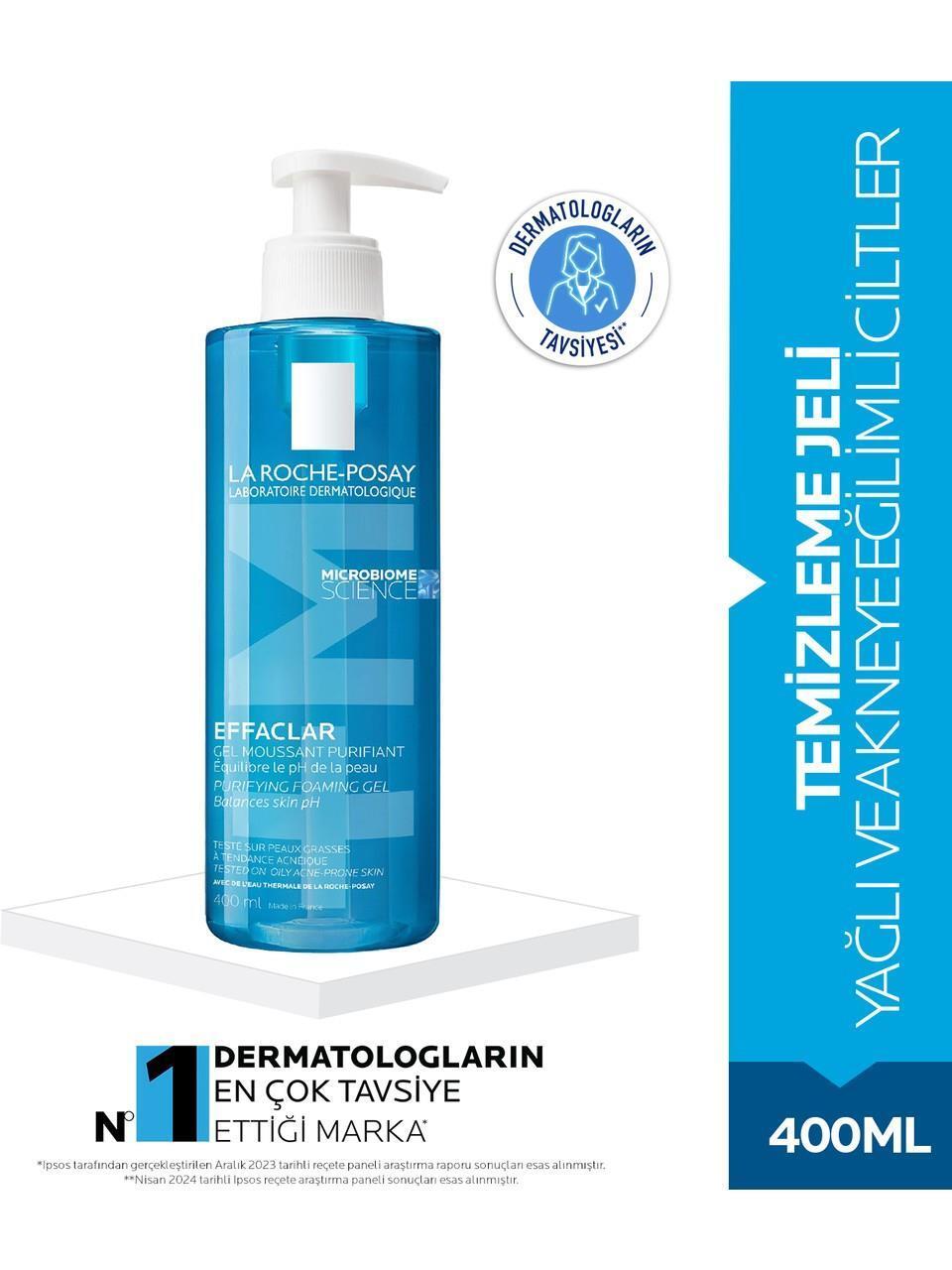 La Roche-Posay Effaclar: Oil Control & Acne Defense Facial Cleansing Gel - 400ml | Deep Pore Cleanser with Salicylic Acid - image 9