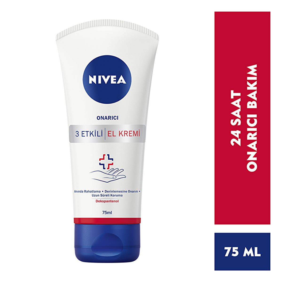 Nivea Repair & Care Hand Cream 75ml - Moisturizing, Dermatologically Tested & Allergen-Free Nivea Repair & Care Hand Cream - Moisturizing & Dermatologically Tested Nivea hand cream, repair and care hand cream, moisturizing hand cream, dermatologically tested hand cream, allergen-free hand cream, hand moisturizer, dry skin repair, tense hands relief, long-lasting hand cream, sensitive skin hand cream