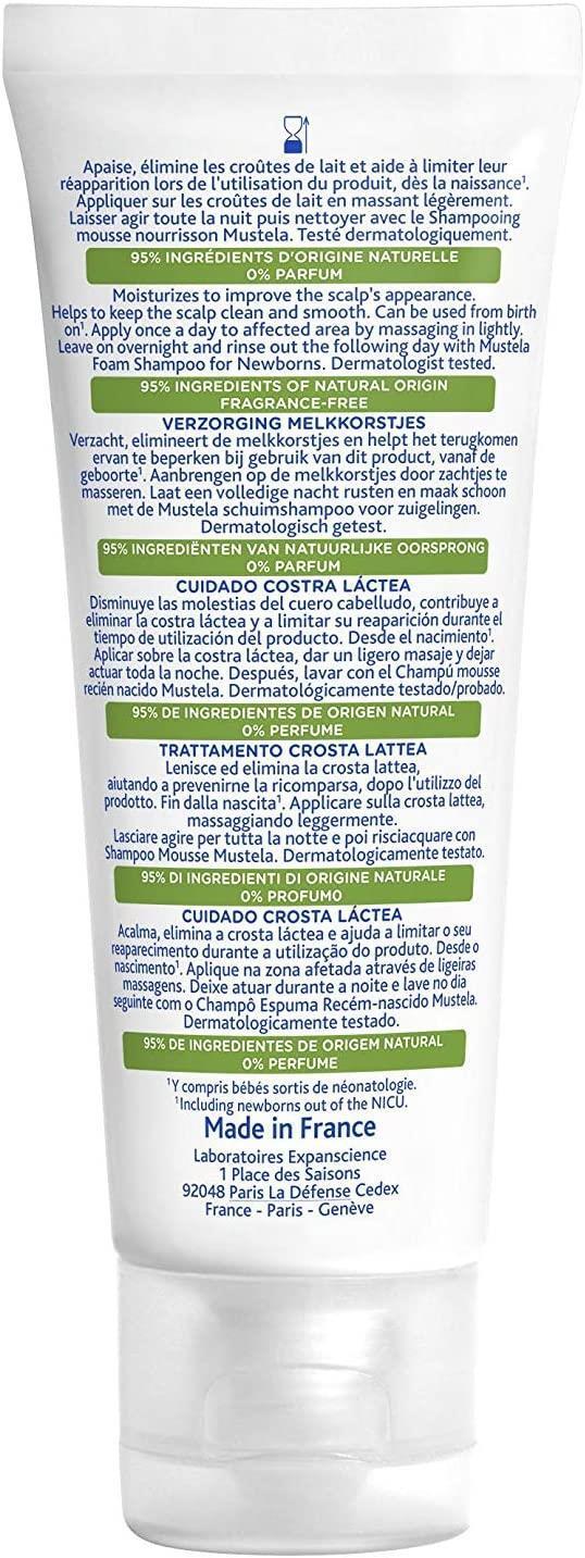 Mustela Cradle Cap Cream 40ml - Natural, Vegan, Dermatologically Tested Baby Hair Care Solution - view 2