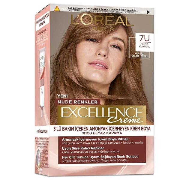 L&#39;Oréal Paris Excellence Ammonia-Free Hair Dye - Nourishing, Long-Lasting Color for All Hair Types L&#39;Oréal Paris Excellence Ammonia-Free Hair Dye - Long-Lasting Color Hair dye, Ammonia-free hair color, Long-lasting hair color, Nourishing hair dye, L&#39;Oréal Paris Excellence, Hair care, Color protection, Gentle hair dye, Pro-Keratin, Seramid, Hair coloring, Beauty products, Cosmetics