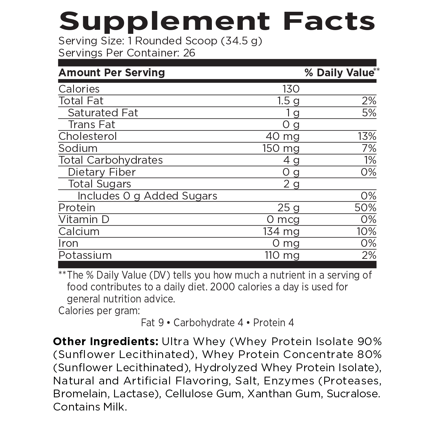 MRI Performance Ultra Whey Protein 2lb