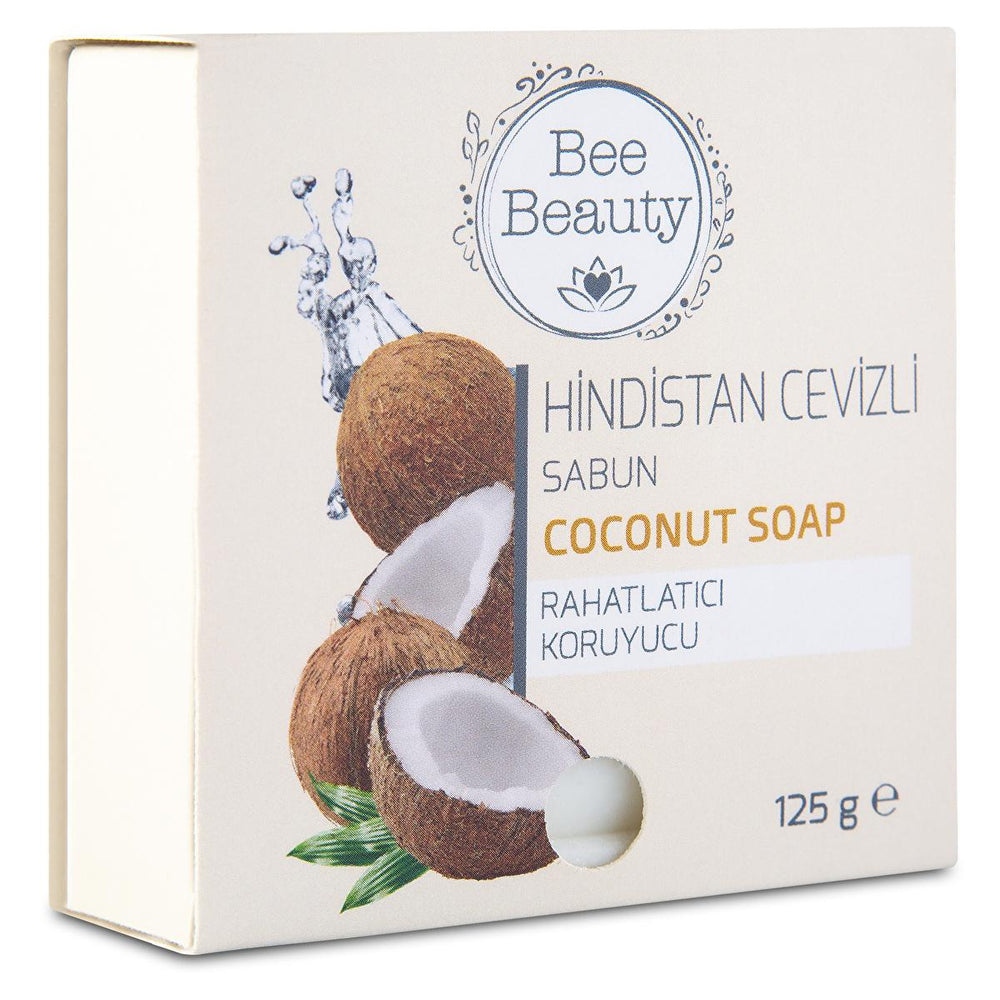 Bee Beauty Coconut Soap for Skin Care - Natural Moisturizing Soap with Coconut Oil Benefits - view 2