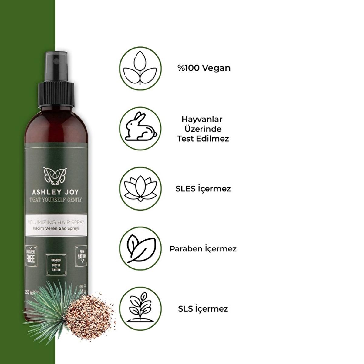 Ashley Joy Hair Volumizing Spray: Herbal Thickening Spray for Fine Hair - Quick Dry, Adds Body and Lasting Volume Ashley Joy Volumizing Hair Spray: Herbal Volume & Thickening hair volumizing spray, volume hair spray, hair thickening spray, herbal hair spray, quick dry hair spray, hair styling spray, best hair volume spray, hair spray for fine hair, fragrant hair spray, hair spray for volume and body, hair volume, hair thickness, hair body, herbal hair care, natural hair spray, styling spray, volumizing prod