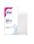 Veet Pure Wax Strips for Sensitive Skin - Hypoallergenic, Easy-Gelwax Technology for Legs & Body Hair Removal - view 4