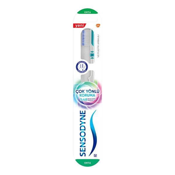 Sensodyne Toothbrush for Sensitive Teeth - Gentle Multi-Directional Brushing, Medium Bristle Hardness - image 2