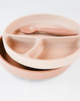 OiOi Baby Suction Plate - Premium Silicone, Vacuum Base, Heat Resistant, Pinky Pink - view 2