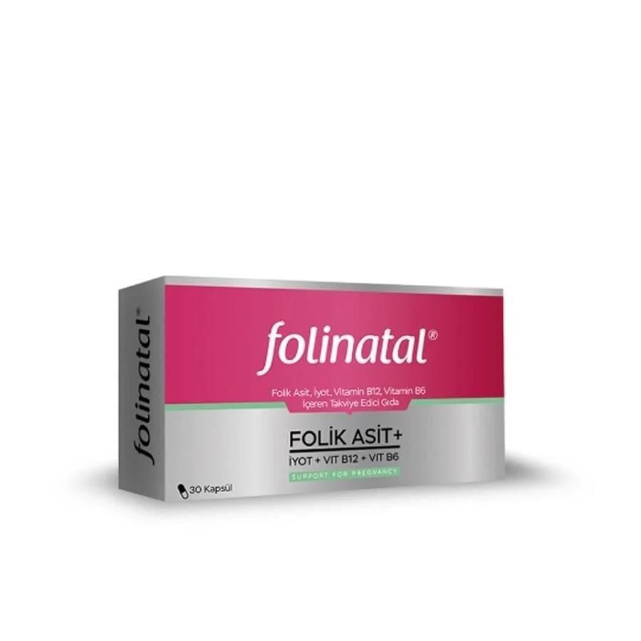 Folinatal Dietary Supplement with Folate &amp; Vitamins 30 Capsules
