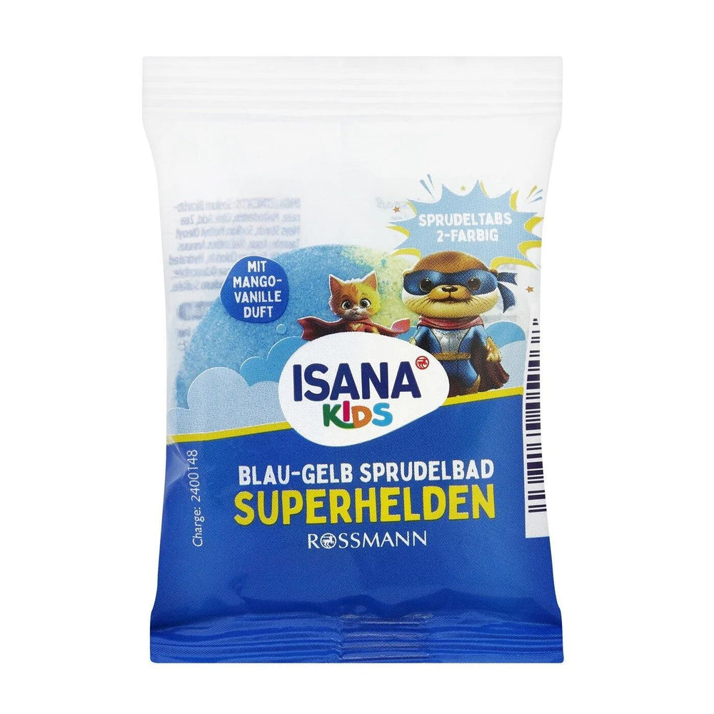 Isana Kids Foaming Bath Tablet for Gentle Cleansing 1 pc