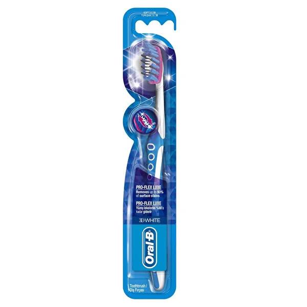 Oral-B Manual Toothbrush Luxe 3D Proflex Medium - Orthodontic Toothbrush for Effective Plaque Removal Oral-B Luxe 3D Proflex Medium Manual Toothbrush for Orthodontic Care Manual Toothbrush, Orthodontic Toothbrush, Oral-B, Toothbrush for Braces, Effective Plaque Removal Toothbrush, Oral Hygiene, Orthodontic Care, Dental Care, Toothbrush, Oral Health