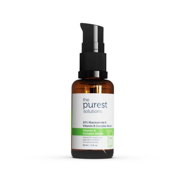 The Purest Solutions Vitamin B Complex Serum: Reduce Redness, Moisturize & Calm Sensitive Skin with Niacinamide & Hyaluronic Acid Vitamin B Serum: Reduce Redness & Hydrate | The Purest Solutions vitamin B serum, niacinamide serum, redness reducing serum, skin moisturizing serum, hyaluronic acid serum, sensitive skin serum, calming face serum, B complex face serum, the purest solutions serum, skin redness treatment, facial serum, skin hydration, redness relief, blemish control, even skin tone, skin texture, 