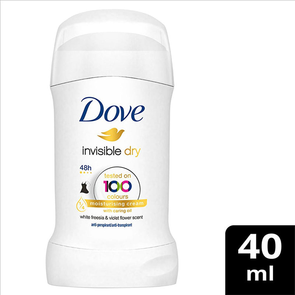 Dove Invisible Dry Antiperspirant Deodorant Stick for Women - 48 Hour Protection, Stain-Free, Moisturizing - - view 4