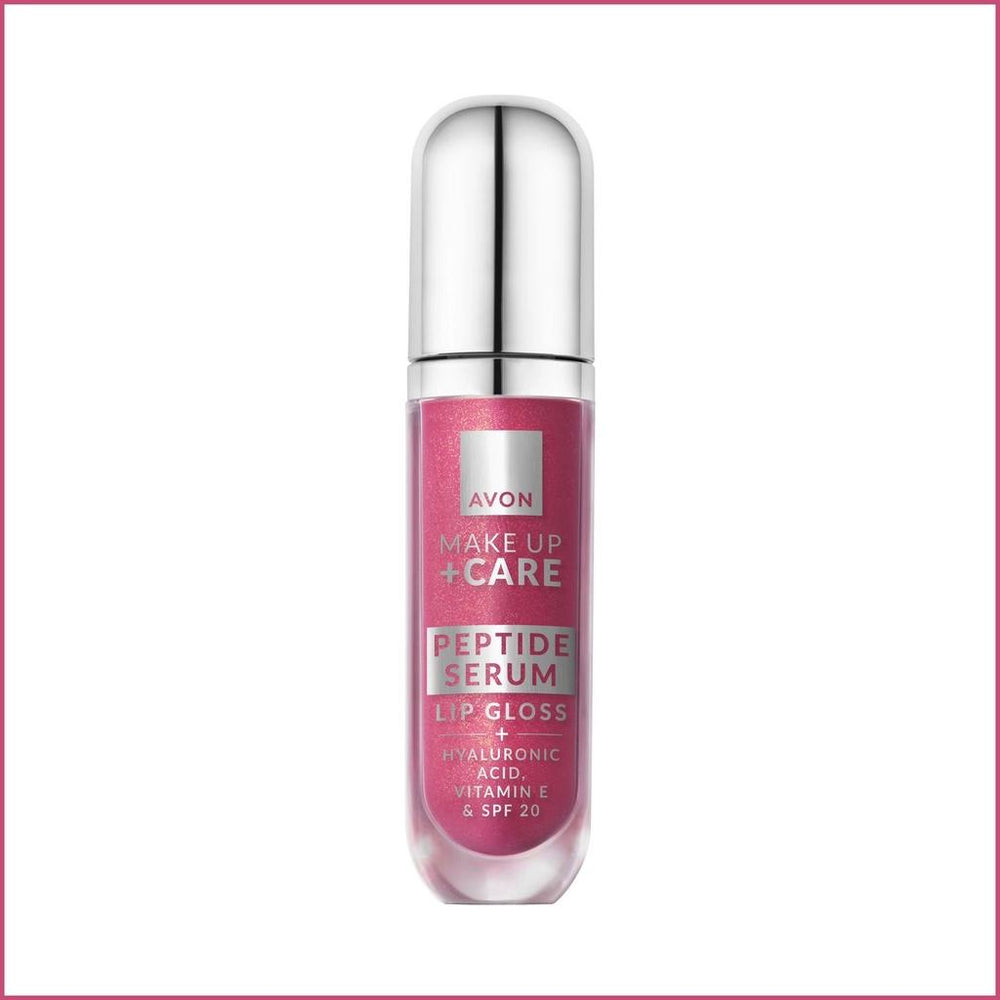 Avon Make Up + Care Peptide Serum Gloss SPF20 Dewy Pink 6ml