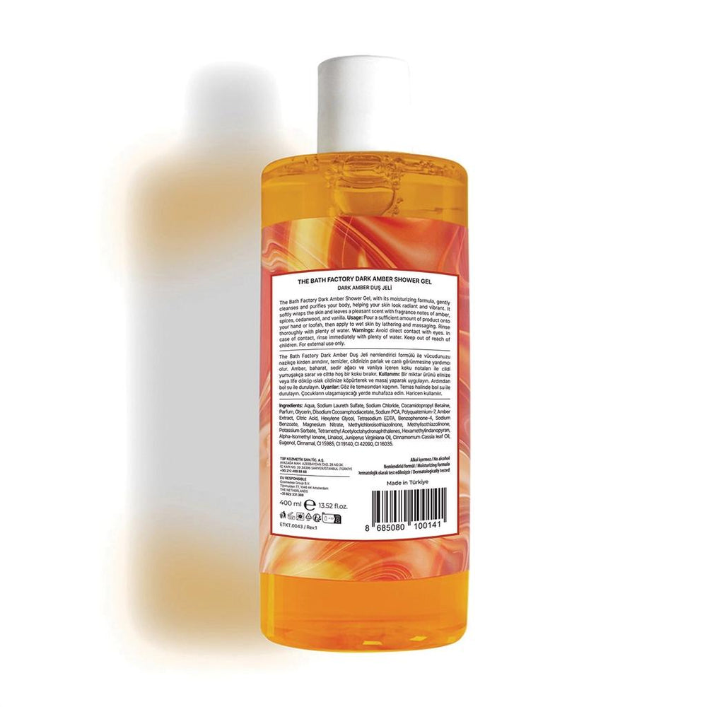 The Bath Factory Dark Amber Moisturizing Shower Gel 400 ml