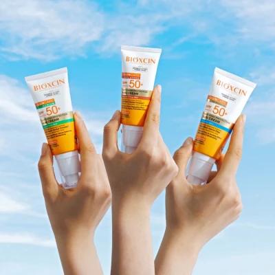 Bioxcin SPF 50+ Sunscreen for Sensitive Skin - Anti-Spot, Hyaluronic Acid, Water-Resistant, 5.07 fl oz Bioxcin SPF 50+ Sunscreen for Sensitive Skin SPF 50+ Sunscreen, Sensitive Skin Sunscreen, Anti-spot Sun Cream, Hyaluronic Acid Sunscreen, Water-resistant Sunscreen, Sun Protection, Skin Care, Dermatologically Tested, Non-Greasy, Lightweight, Daily Use, Outdoor Activities, Hyperpigmentation, Skin Spots, UVA Protection, UVB Protection, Cosmetic, Beauty, Skincare Routine, Sunscreen Lotion, Moisturizing Sunscr
