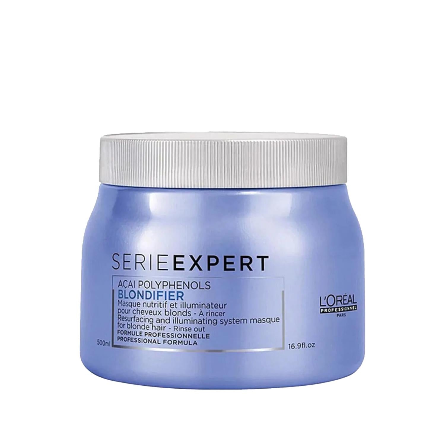 L'Oreal Professionnel Paris Serie Expert Blondifier Shine Enhancing Hair Mask for Blonde Hair, 500ml - Professional Hair Care L'Oreal Blondifier Hair Mask for Blonde Hair | Shine Enhancing L'Oreal Professionnel Paris, Serie Expert Blondifier, Hair Mask for Blonde Hair, Shine Enhancing Hair Mask, Professional Hair Care Products, Blonde Hair Care, Hair Nourishment, Shine Enhancement, Professional Hair Products, Hair Mask 500ml, Blondifier Hair Mask