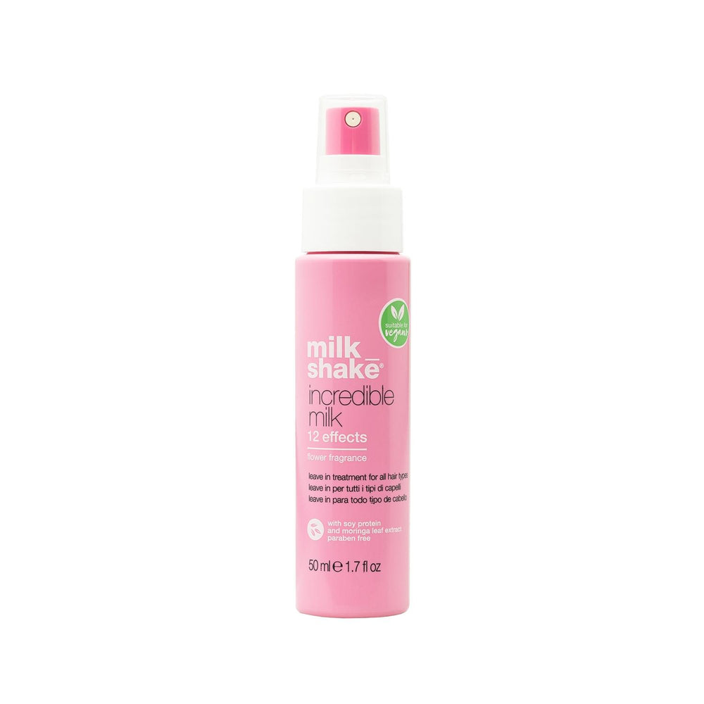 milk_shake Incredible Milk Flower Leave-in Hair Conditioner - 12 Benefits, Moisturizing & Nourishing Hair Care Cream, 1.69 fl oz milk_shake Leave-in Conditioner - 12 Benefits Hair Care leave-in hair conditioner, hair care cream, milk_shake hair products, Incredible Milk Flower, hair moisturizer, non-rinse hair conditioner, hair nourishment, hair protection, travel-friendly hair care, compact hair products