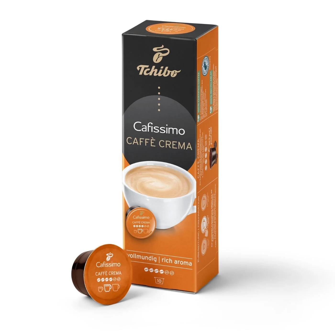 Tchibo Cafissimo Caffe Crema Rich Aroma Coffee Capsules 10-Pack