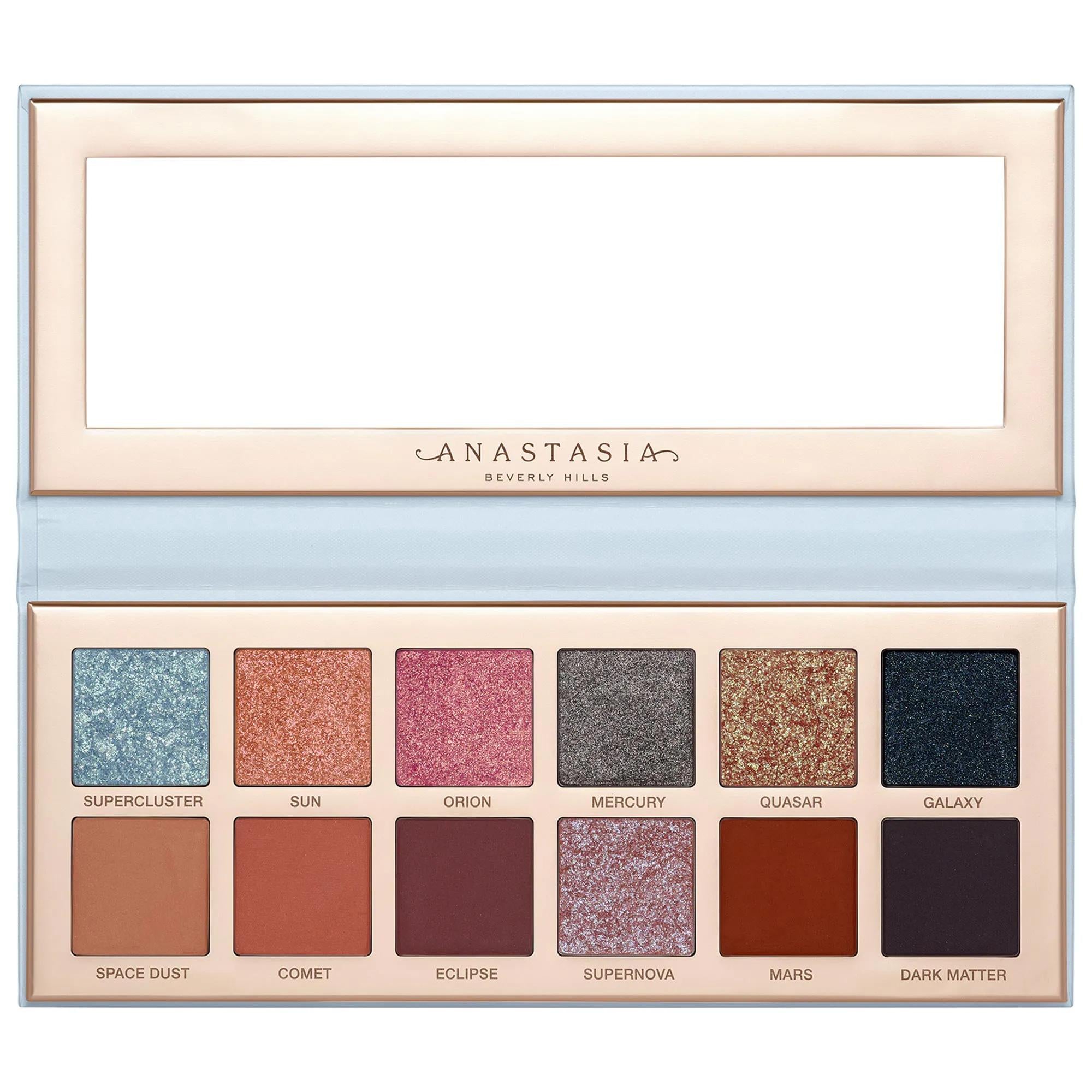 Anastasia Beverly Hills Cosmos Eyeshadow Palette - Cruelty-Free, Galaxy-Inspired Makeup with 12 Pigmented Shades Cosmos Eyeshadow Palette by Anastasia Beverly Hills - 12 Pigmented Shades Cosmos Eyeshadow Palette, Anastasia Beverly Hills Eyeshadow, Cruelty-free Eyeshadow Palette, Galaxy Inspired Makeup, Chemical-free Cosmetics, Makeup for Sensitive Eyes, Ethical Beauty Products, Eyeshadow Palette, Galaxy Theme Makeup, Anastasia Beverly Hills Cosmos, Cruelty-Free Makeup, Eyeshadow Collection, Makeup Essential