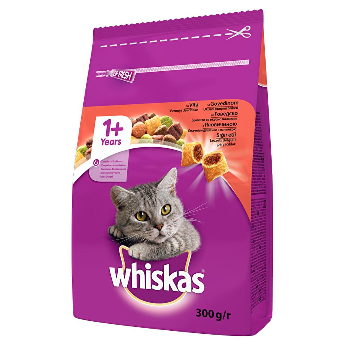 Whiskas Dry Cat Food - Crunchy & Soft, Balanced Nutrition for Adult Cats Whiskas Dry Cat Food - Balanced Nutrition dry cat food, adult cat nutrition, Whiskas cat food, balanced cat diet, cat food for urinary health, crunchy cat food, soft inside cat food, dental care cat food, urinary health cat food, cat nutrition, feline health, pet care, cat food, Whiskas