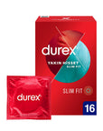 Durex Slim Fit Condoms - Lubricated, Safe Sex Products for Enhanced Sensitivity - 16 Count - view 7