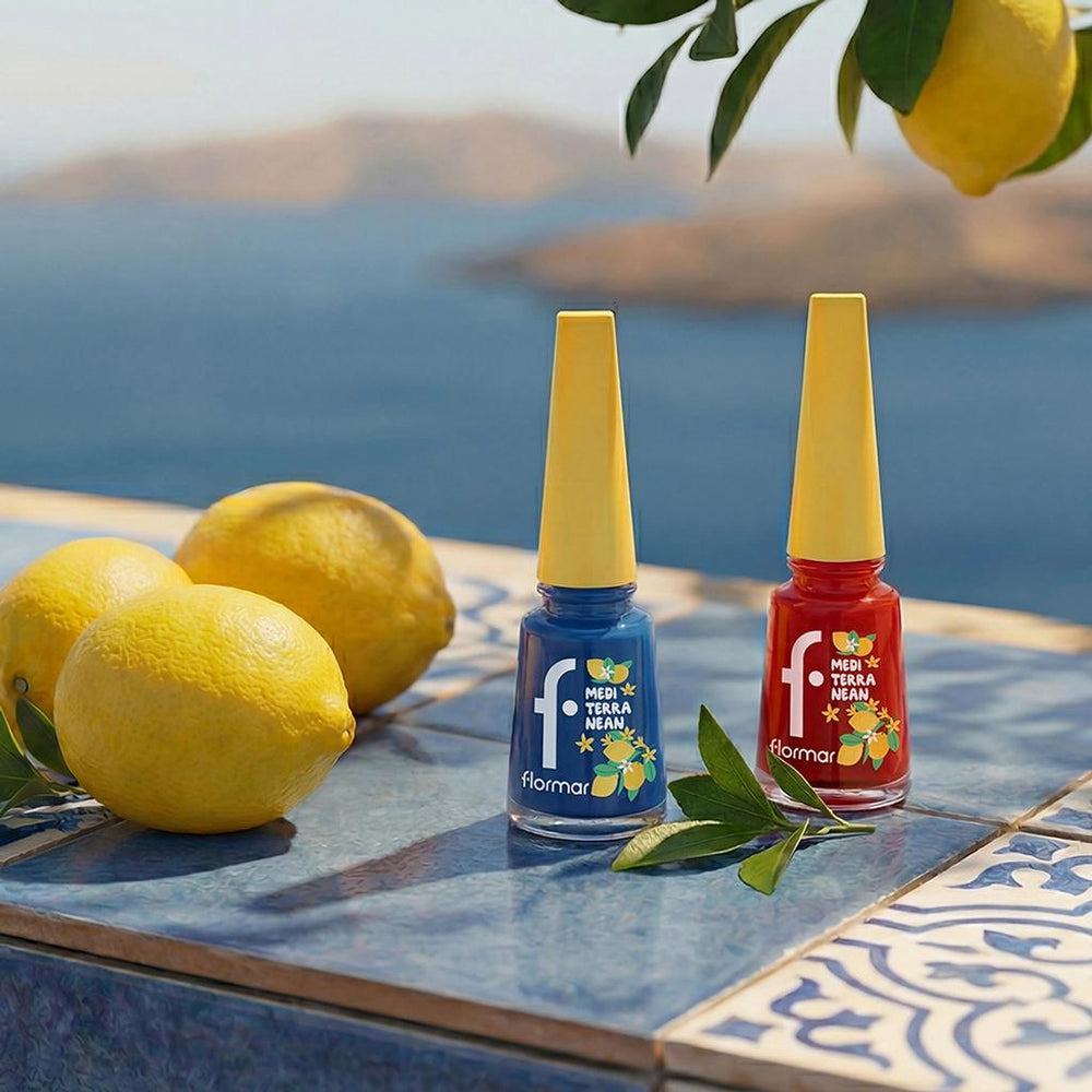 Flormar Mediterranean High-Pigment Glossy Nail Polish 010 Rose 11ml