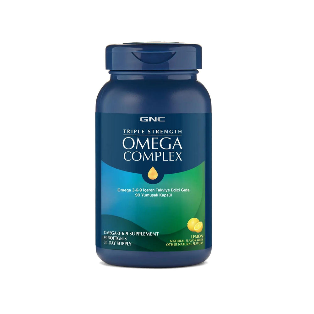 GNC Triple Strength Omega Complex for Heart Support 90 Softgels