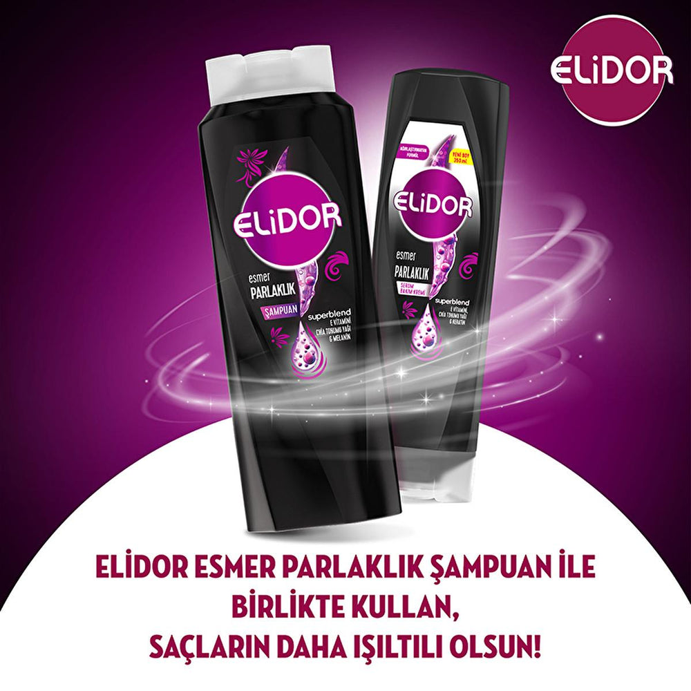 Elidor Hair Serum for Dark Hair - Nourishing Leave-in Conditioner with Chia Seed Oil, Vitamin E & Keratin for Shine - view 6